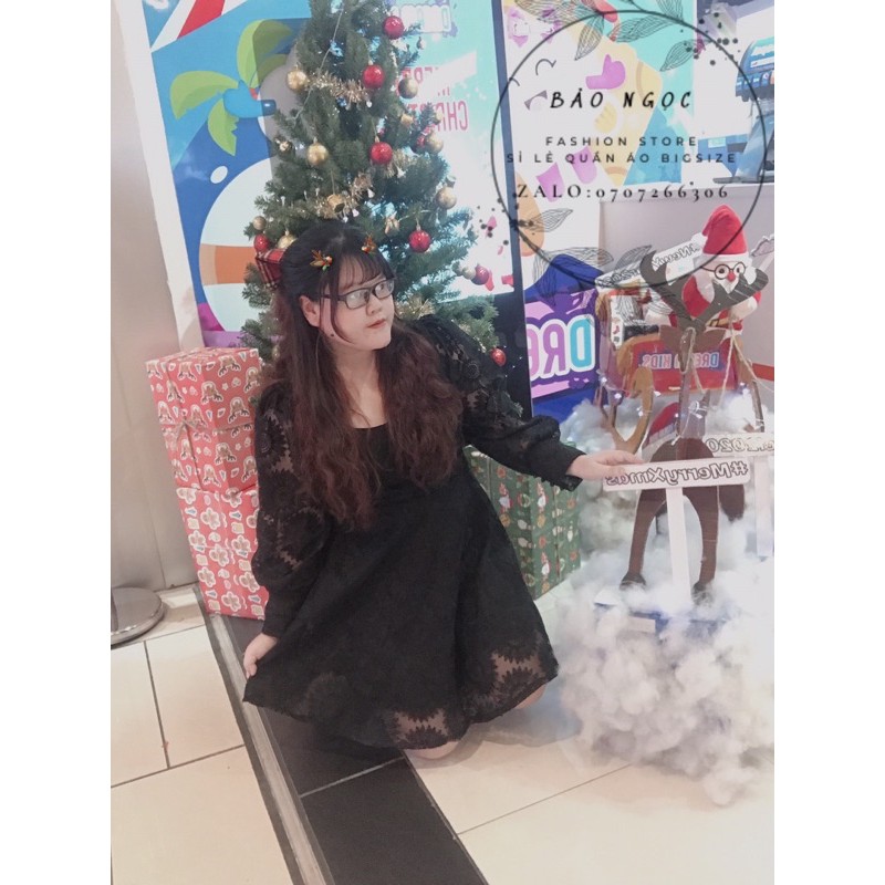 Đầm bigsize công chúa dự tiệc 55kg đến 90kg