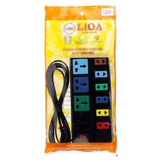 Ổ cắm lioa 4d+6s dài 3 mét