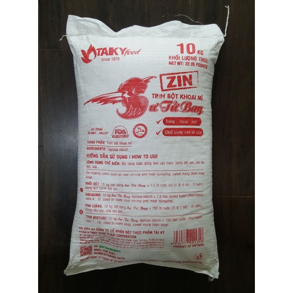 BỘT NĂNG TAIKYfood 10KG PHÂN 500G