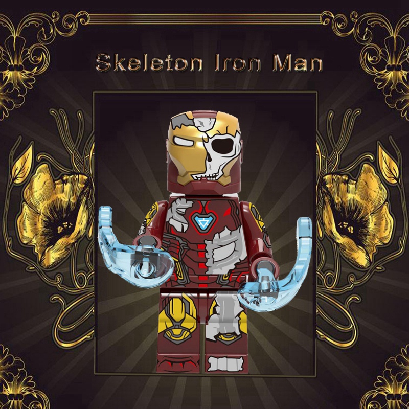 Bộ Đồ Chơi Lắp Ráp Mô Hình Nhân Vật Iron Man Marvel