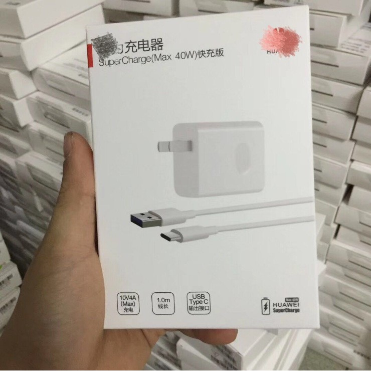 Bộ Sạc Nhanh Huawei Super Charge 40W Chân Type C Cho Huawei P40 P30 Pro Mate 40 30 20 Pro Lite Pro+