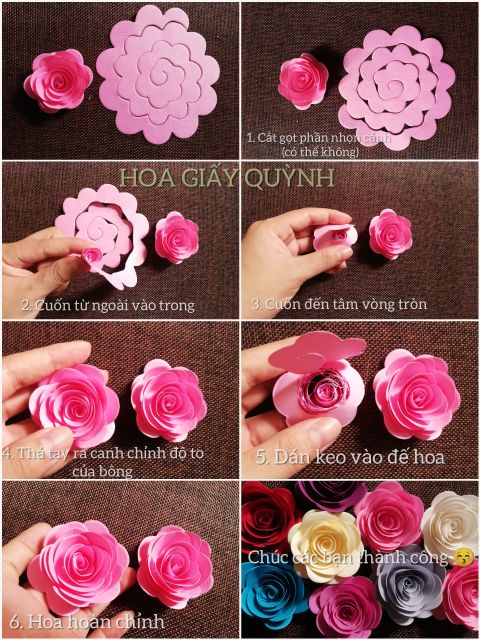 Set 10 hoa hồng cuốn cắt sẵn_ giấy mỹ thuật cao cấp nhập khẩu - có clip hướng dẫn dẫn cứ | BigBuy360 - bigbuy360.vn