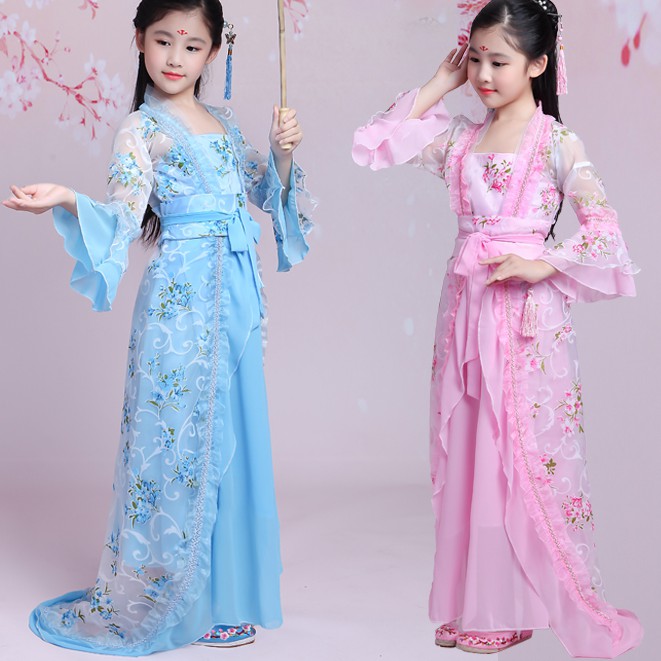 Cổ trang cách tân bé gái, có size người lớn. Hàng về sau 10 ngày. S25 Hanfu for girl