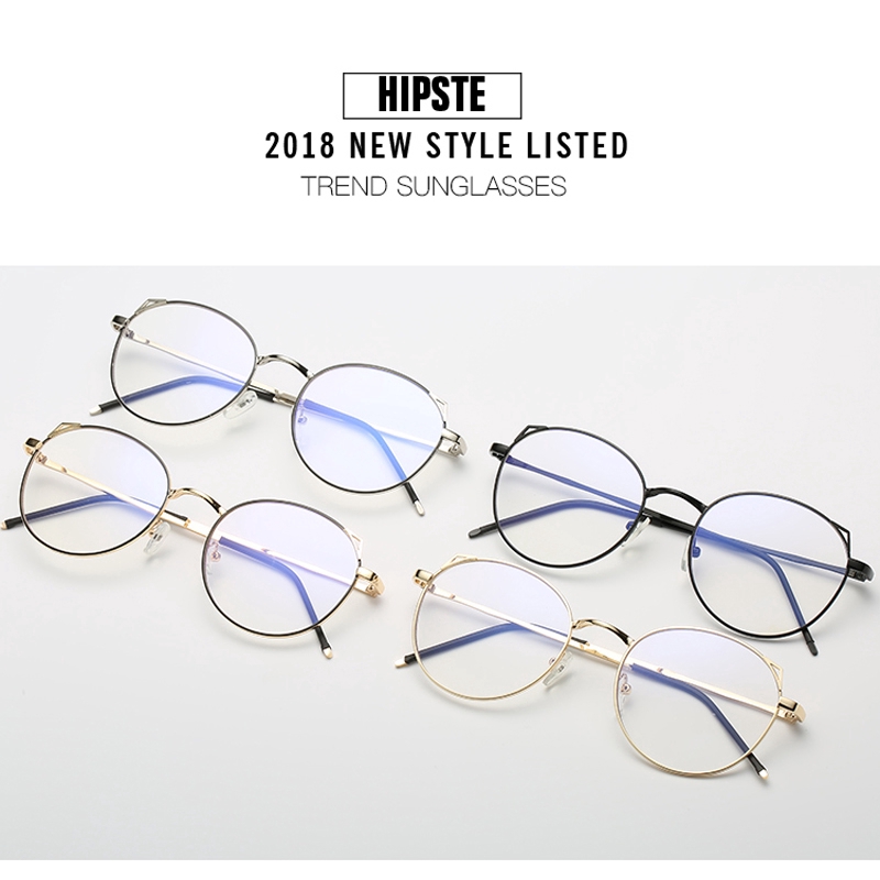Kính mát gọng kim loại tròn Unisex