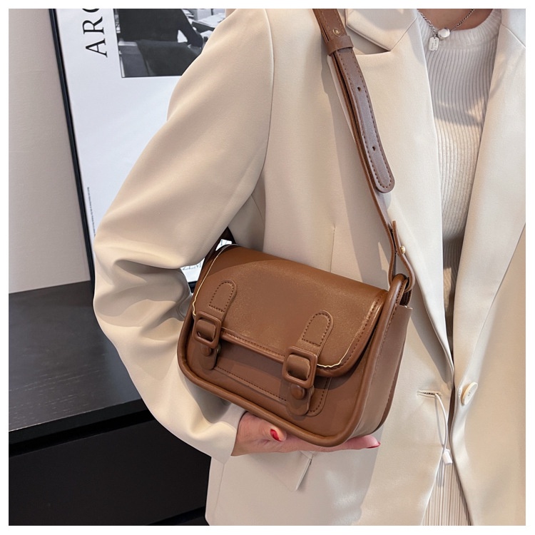 Túi Đeo Vai Hình Vuông Cỡ Nhỏ Màu Tương Phản Thời Trang Hàn Quốc 2022 Cho Nữ