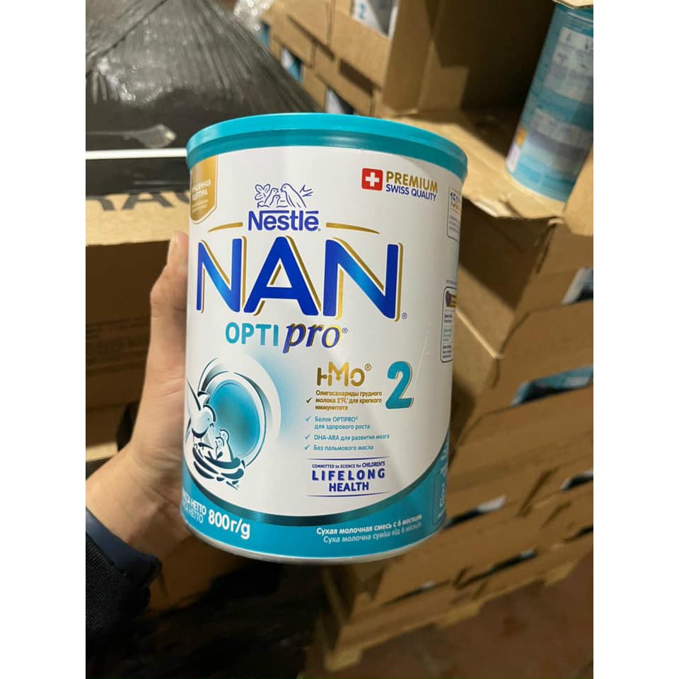 [MẪU MỚI HMO] SỮA NAN NGA OPTIPRO HMO mẫu mới đủ số 800gr Số 1, 2, 3, 4 [Date 5/2023]