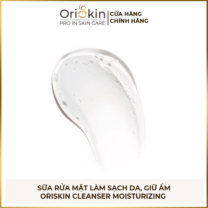 Gel rửa mặt làm sạch da, Sữa rửa mặt dành cho da dầu nhạy cảm Oriskin cleanser moisturizing 60ml