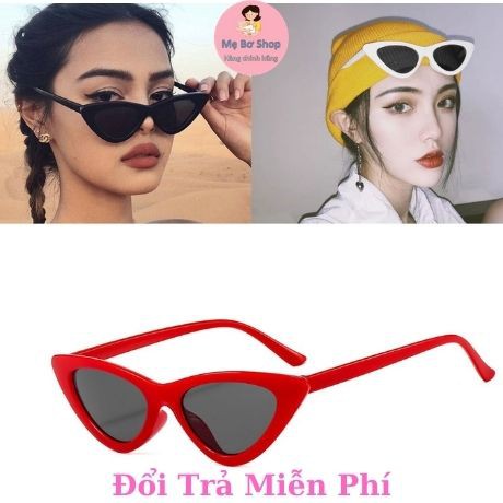 Kính Mắt Xếch Nhọn Nhiều Màu