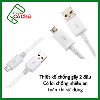 Dây Cáp Sạc Micro USB dài 1M2 Zin cho Galaxy Note 4, Note 5, S6, S7