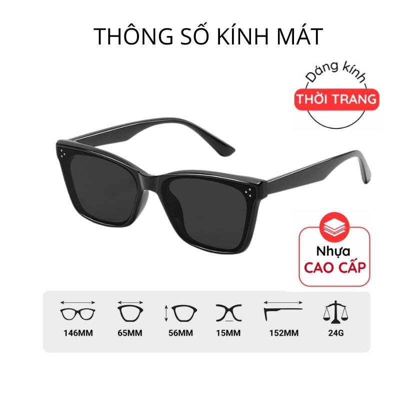 Kính mát thời trang nam nữ cao cấp MXM45 mắt râm sành điệu chống nắng tia UV400 phong cách Hàn quốc