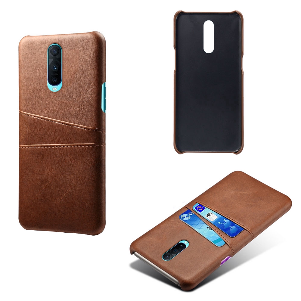 Luxury Card Holder Case OPPO R17 Pro R11 R11S Plus Slim PU Leather Wallet Shockproof Cover