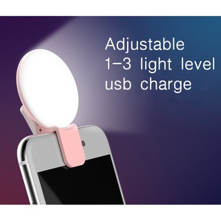 Đèn LED trợ sáng chụp ảnh selfie tiện dụng