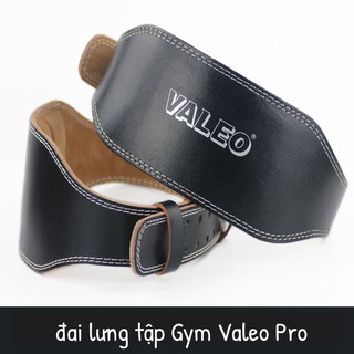 Đai lưng tập gym, Đai lưng Squat, Nịt lưng gánh tạ Valeo Pro 2