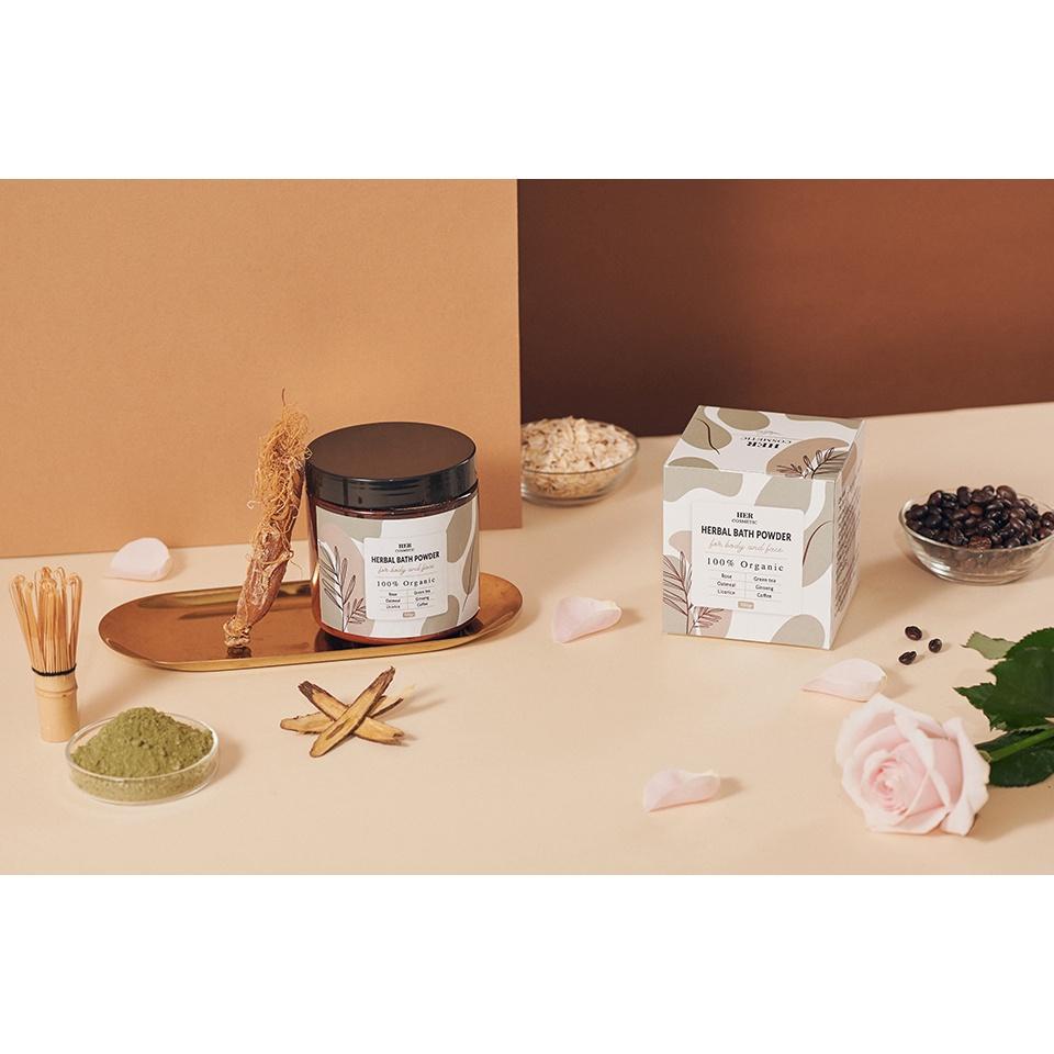 Bột Tắm Trắng Herbal Bath Powder Bột Tắm Dưỡng Trắng Thảo Dược Gói 50gr