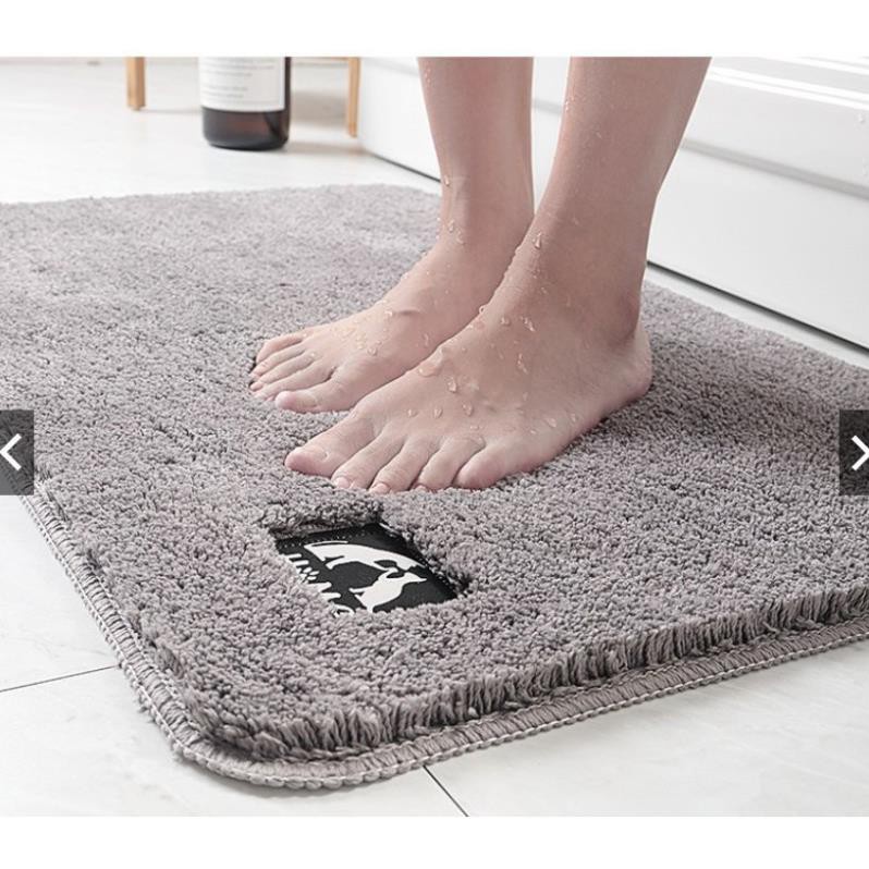 Thảm lau chân thảm trải phòng khách thảm nhà tắm thảm bếp len mịn thấm hút tốt