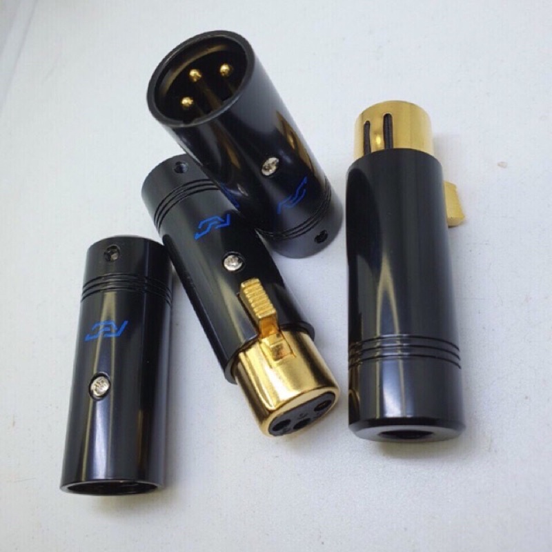 Dây tín hiệu Canon xlr ra RCA AV Hoa sen mạ bạc cao cấp