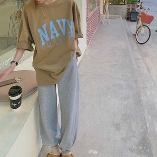 áo phông in chữ navy basic size M-2Xl (order taobao)