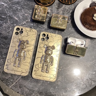 Ốp lưng iphone hoạ tiết bbrick mặt quỷ phủ bạc