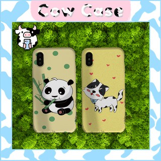 ⚡Ốp OPPO tràn viền | A3s/A93/A15/A71/A83/A91/A73/A77/A79/A59 |Ốp lưng điện thoại Oppo mẫu cún và gấu trúc nền vàng cute⚡