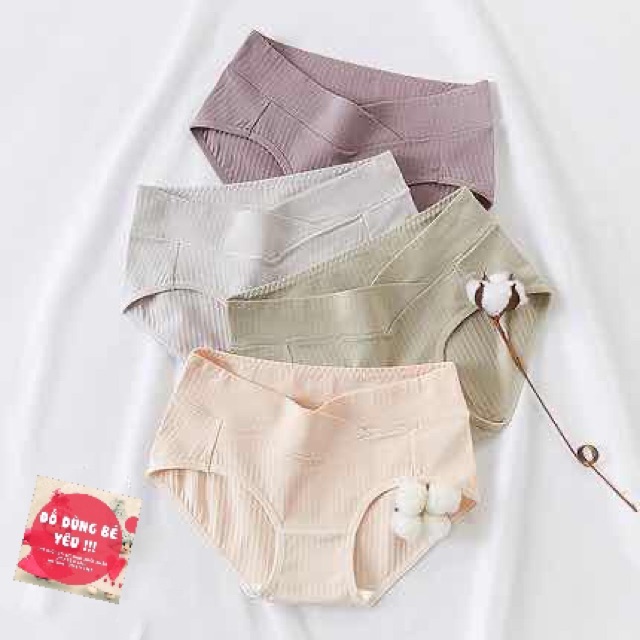 Quần chip, quần lót cho mẹ bầu và sau xinh set 4c [ babyboo]