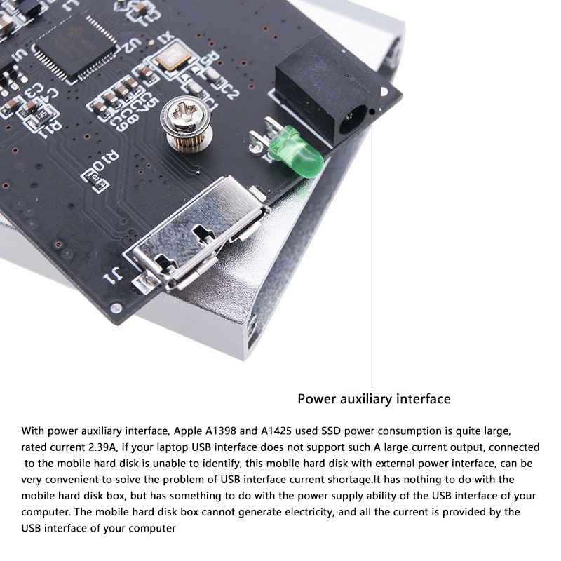 Ổ cứng di động siêu mỏng nhẹ cho Apple Pro Retina A1425 A1398 | BigBuy360 - bigbuy360.vn