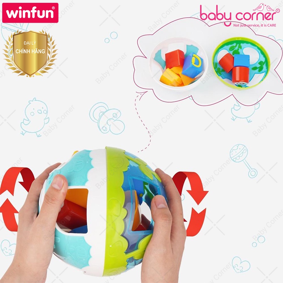 Đồ Chơi Bóng Thả Hình Khối Ngộ Nghĩnh Winfun 0785 Cho Bé