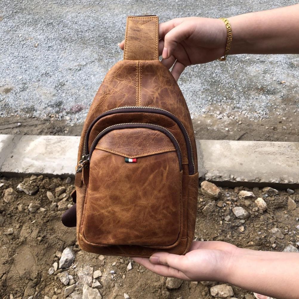 Túi Bao Tử Nam Nữ, Túi đeo chéo da bò thật 100%, Bảo hành 24 tháng King Leather | BigBuy360 - bigbuy360.vn