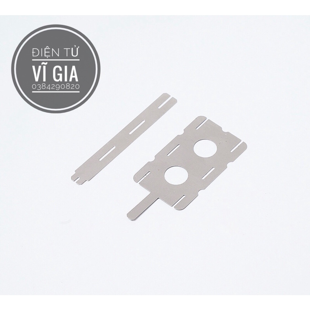 Kẽm hàn cell pin vuông 18650 kẽm vuông 3P dày 0.18mm
