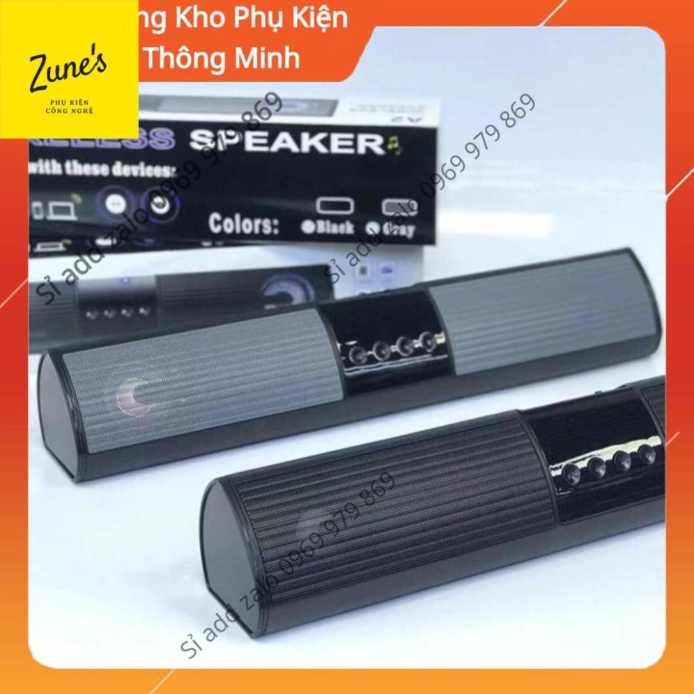 Loa bluetooth speaker A2 dáng dài 2 loa cực đỉnh, kiểu dáng sang trọng hỗ trợ thẻ nhớ, đài FM PB 2021