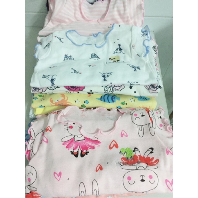 Combo 15 bộ đồ sơ sinh bé gái