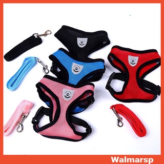 Bộ áo và dây xích dắt thú cưng đi dạo kiểu dáng đáng yêu