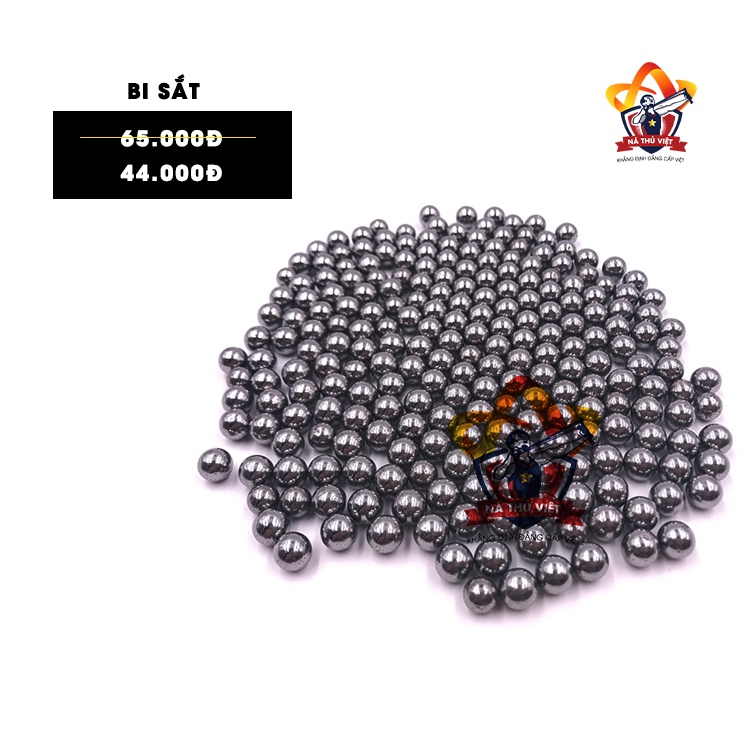 [ Ưu Đãi Khủng] 1kg Bi sắt hàng loại đẹp 6.35mm -7mm - 8mm