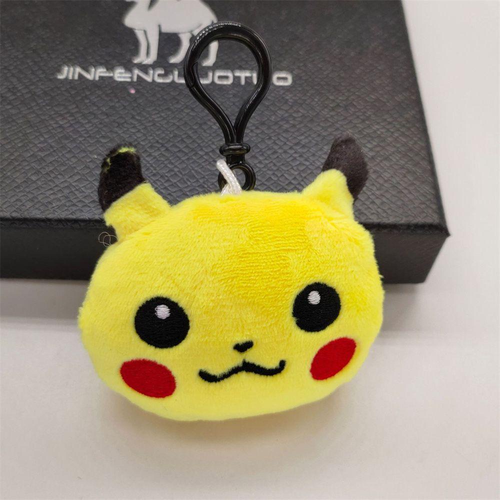 LILYES Móc Khóa Hình Pikachu Nhồi Bông Dễ Thương