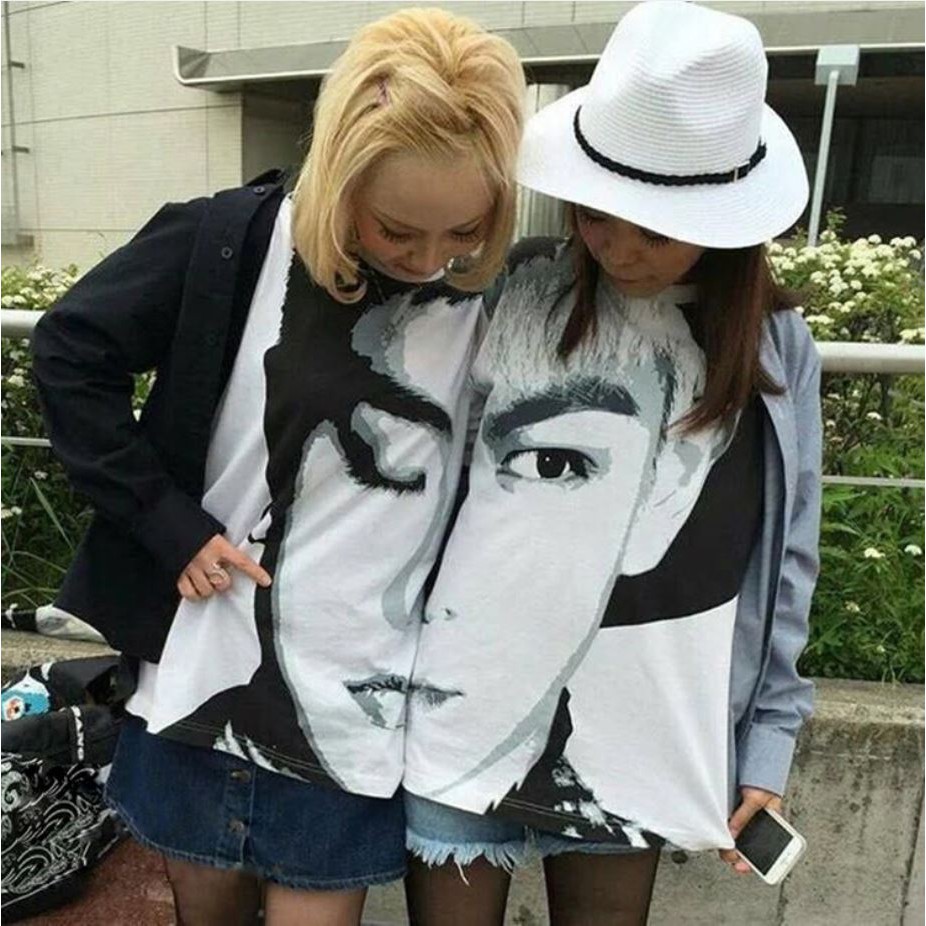 Áo thun (T-shirt) hình 3D BIGBANG GDragon, TOP, Taeyang