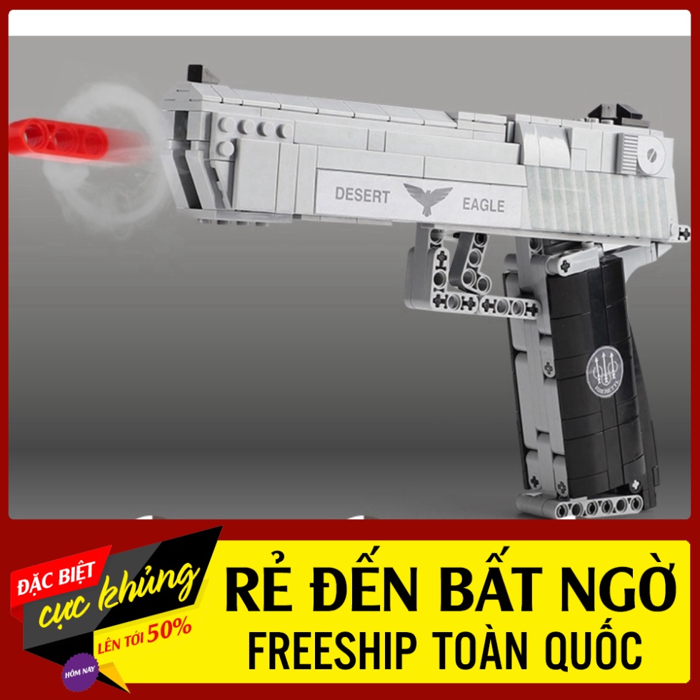 HỎA TỐC  Đồ Chơi Mô hình💕Freeship💕Lego Lục Desert Eagle Pistol