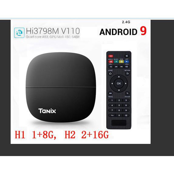 Phụ kiện giá rẻ uy tín Android TV Box Tanix H1 4K UltraHD Android 9.0