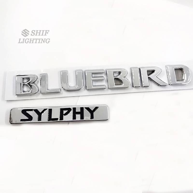1 Miếng Dán Chữ Bluebird Sylphy Trang Trí Xe Hơi Nissan