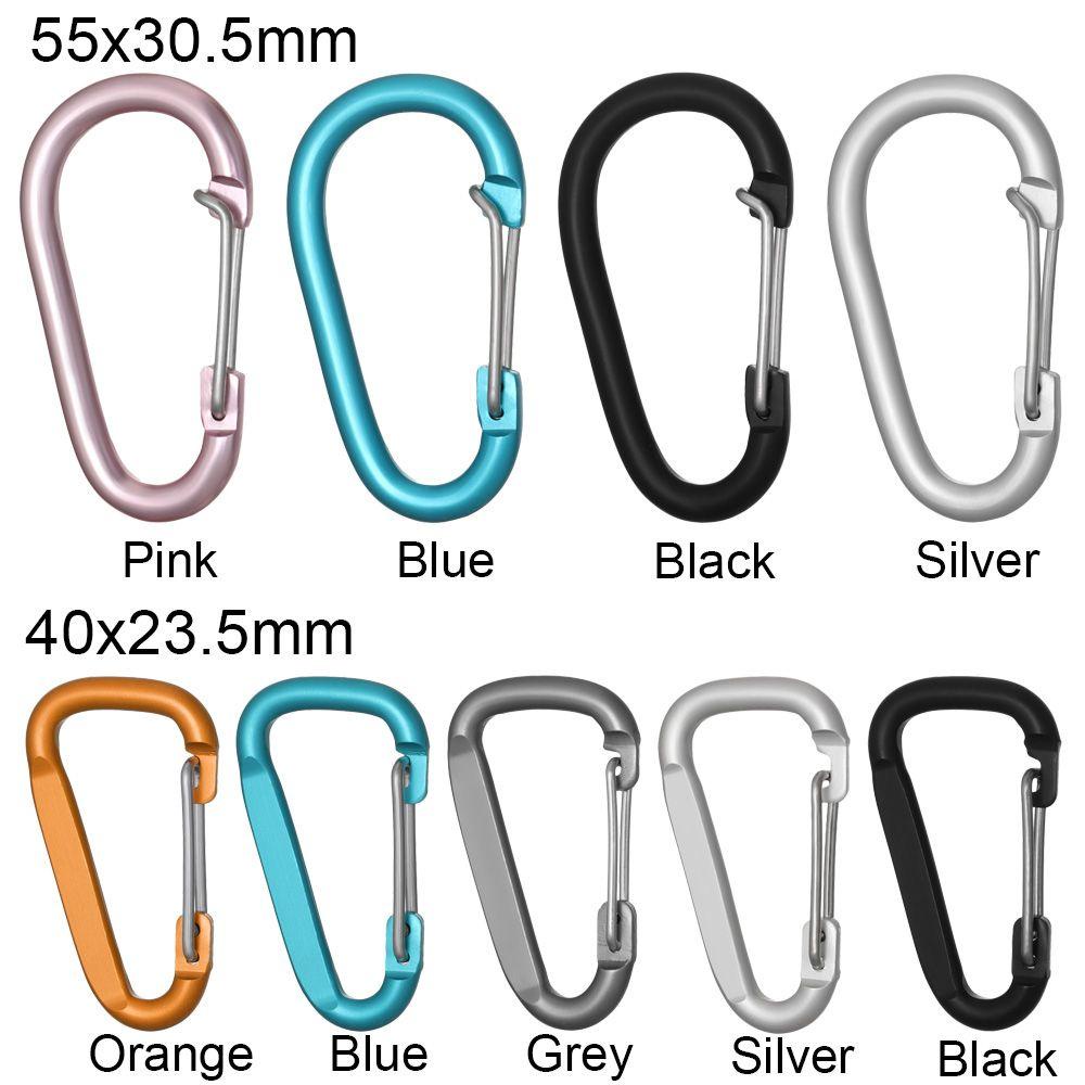 SHOUHOU Móc Khóa Carabiner Bằng Hợp Kim Nhôm Nhiều Màu Sắc An Toàn Cho Hoạt Động Thể Thao Ngoài Trời Sho Đa Chức Năng