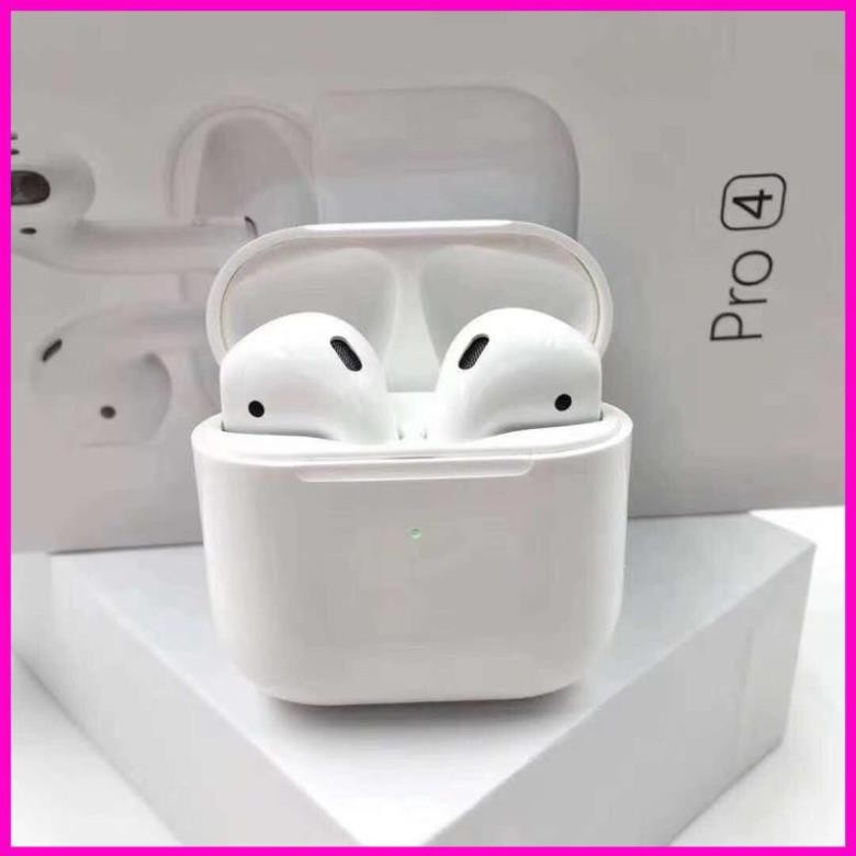 Tai nghe airpod pro 4 TWS 5.0 Blutooth Định vị đổi tên Âm Thanh Stereo Cực Chuẩn BH 1 Đổi 1 | BigBuy360 - bigbuy360.vn