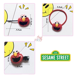 ❀ Phụ Kiện Tóc Đường Phố Mè❀Kẹp Tóc Hình Elmo