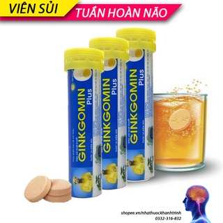Viên sủi tuần hoàn não ginkgomin plus