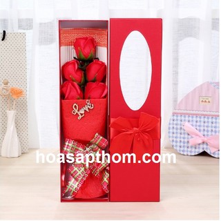 Hoa sáp thơm 5 bông cao cấp giá 100k