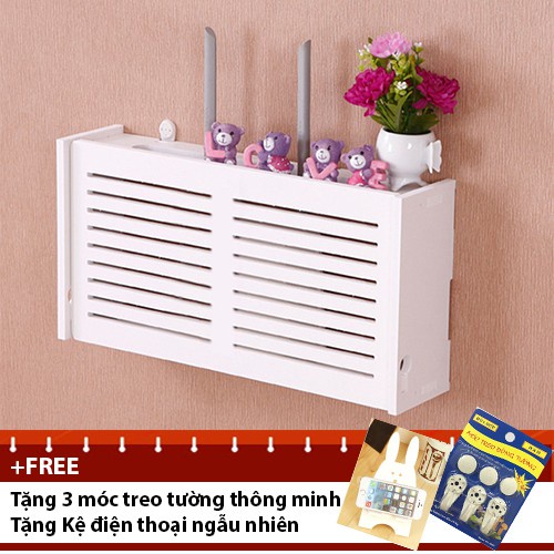 KỆ ĐỰNG HỘP WIFI THANH LỊCH 40x20xsâu10cm (5mm)