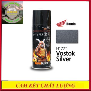 Sơn xịt samurai h177* màu bạc vostok