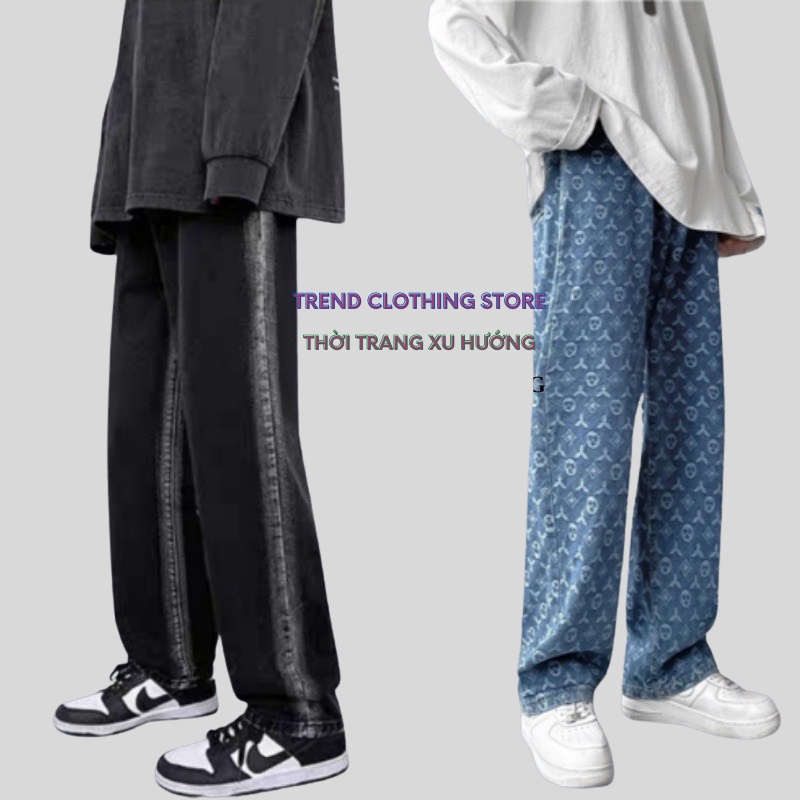 Quần Jean Ống Rộng Nam - Nữ, Ống Suông Style Hàn Quốc HOT TREND 2022-Trend Clothing!