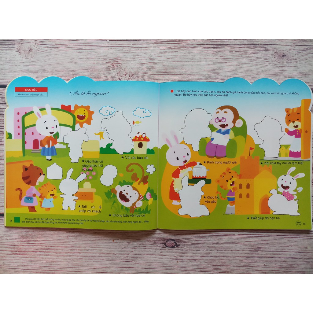 Sách - 200 Miếng Bóc Dán Thông Minh - Phát Triển Chỉ Số Tình Cảm EQ | BigBuy360 - bigbuy360.vn