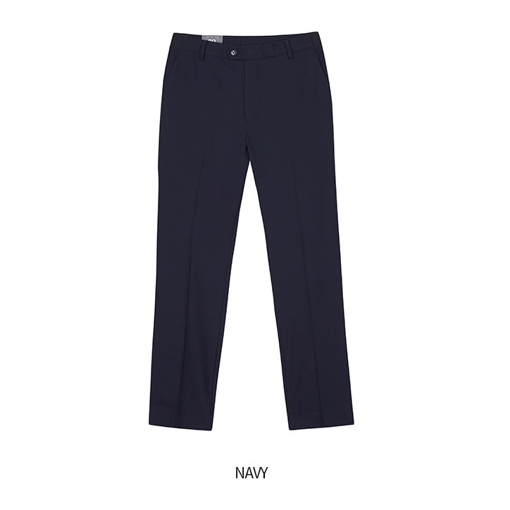 BIKAYSHOP/ Quần âu nam hiệu Spao, quần tây nam công sở Hàn Quôc dáng rộng, vải co giãn, cạp chun màu navy