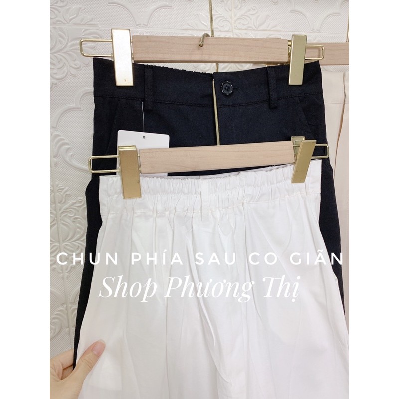 Chân váy kaki cạp chun sau dáng dài qua gối (hình shop tự chụp) | BigBuy360 - bigbuy360.vn