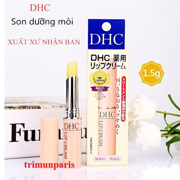 [Chính hãng, bill Taka] Son Dưỡng Môi DHC Lip Cream 1,5g Nhật Bản #𝓜𝓸𝓶𝓸𝓷369 Ⓡ