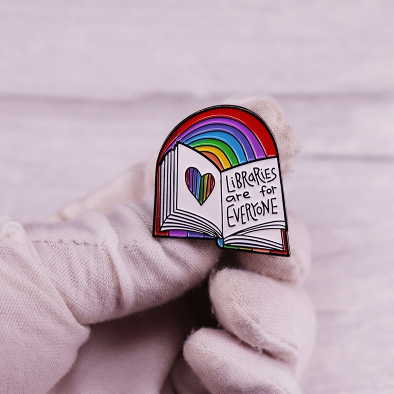 Ghim Cài Áo Bằng Kim Loại Hình Cầu Vồng Dành Cho Gia Đình Bạn Bè